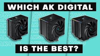 Deepcool AK400 Digital/AK500 Digital/AK620 Digital vs LS720SE AIO 