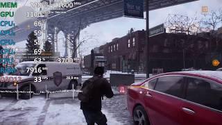 Ryzen 3 2200G Review The Division Gameplay Benchmark. DirectX 11 vs. DirectX 12 Vega 8 iGPU