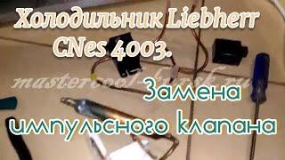 Холодильник Liebherr CNes 4003. Замена импульсного клапана