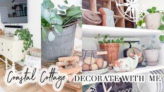 SUMMER DECORATE WITH ME // COASTAL COTTAGE HOME DECOR // CHARLOTTE GROVE FARMHOUSE