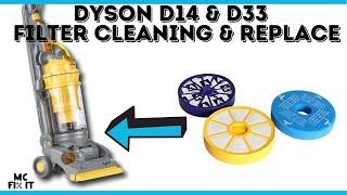 How to Clean & Replace Dyson D14 & D33 Filters [Complete Guide]