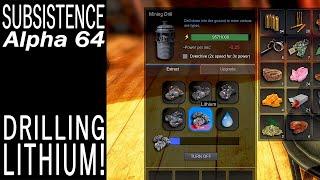 Drilling Lithium! | Subsistence Single Player Gameplay | EP 723 | Season 5