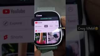 how to watch YouTube on Apple Watch Ultra.. The Crazy Watch..!