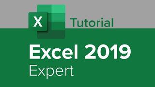 Excel 2019 Expert Tutorial