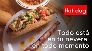 Preparamos un hot dog con productos que se encuentran en cada frigorífico | Hot Dogs Caseros