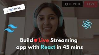 React JS Beginners Project Tutorial | Live Streaming App | ZEGOCLOUD