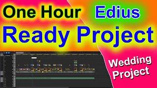 One Hour Edius Ready Project ||️ Hindi & Bangali Wedding Project !