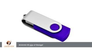 Bulk (5Pack Purple 16GB) USB 3.0 Flash Drive Memory Stick High Speed Storage Thumb Swivel Design |