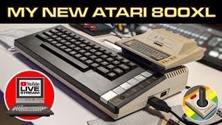 Unboxing & Booting Up My Atari 800XL From VCF-MW 2024!  Livestream.