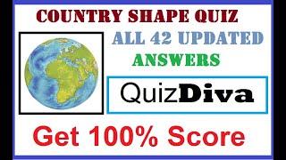 Country Shape Quiz Answers | QuizDiva | Latest Updated All 42 Answers September 2020 | Get 100%