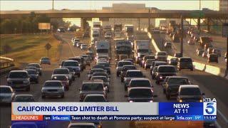 New California bill could require cars to have speed limiter technology