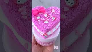 Slime ASMR  My Melody Cake DIY Clay from Momo Slimes #slime #asmr #slimeasmr #satisfying