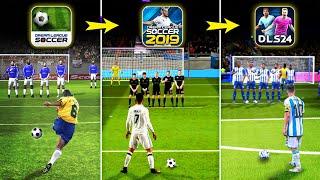 Evolution of FREE KICK in DREAM LEAGUE SOCCER 2024 (DLS Classic to DLS 24)