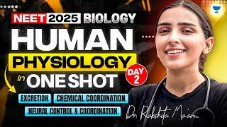 NEET 2025 Biology: Human Physiology Day-2 | Biology One Shot | Dr. Rakshita Singh