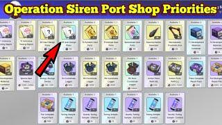 Operation Siren Shop Priorities | Azur Lane