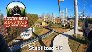 Rowdy Bear Suspended Coaster (Stabilized 4K POV) - Pigeon Forge