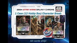 2024 Topps Star Wars Galaxy Chrome 1 Case (12 Box) Player Break #8 eBay 11/29/24