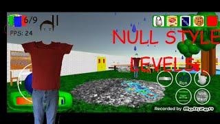 playing some community levels with Null Style on Baldi's Basics Full Remastered Reworked...