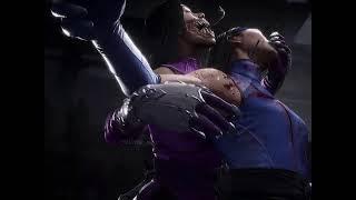 Mileena fatality on kitana  Mortal Kombat 11 (edit)