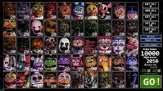 ФНАФ 7 ULTIMATE CUSTOM NIGHT 50 АНИМАТРОНИКОВ ОДНОВРЕМЕННО?!