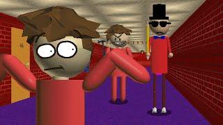 Fighting Michael and My Clone (Baldi Mod)