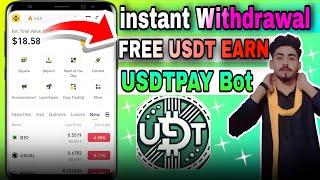 usdtpay Bot Withdrawal Proof | instant payment telegram bot today | instant payment telegram bot