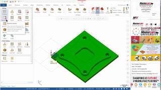 Mastercam 2020  Dynamic Mill EP.1 #Mastercam2020 #Dynamic
