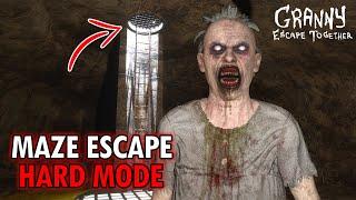 Granny Escape Together Maze Escape - Hard Mode