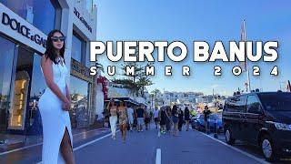 Puerto Banus Marbella Spain Luxury and Glamour Summer 2024 Update Costa del Sol | Málaga [4K]