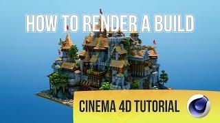 EASY MINECRAFT BUILD RENDER IN CINEMA4D