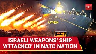 Hundreds Storm Ship With Israeli Weapons In NATO Nation; 'No Zionism In Our Ports'