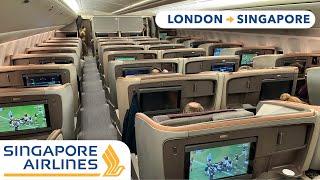 Singapore Airlines Business Class | London Heathrow to Singapore | Boeing 777-300ER Full Experience