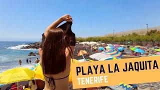  Tenerife Beach Walk -  Playa la Jaquita / Walking Girl 4k 60fps