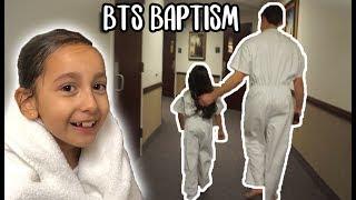 LDS BAPTISM - BEHIND THE SCENES - ELIANA CHOSE TO GET BAPTIZED