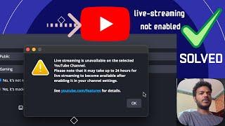 Easy fix - YouTube account not enabled for live streaming - OBS 2023