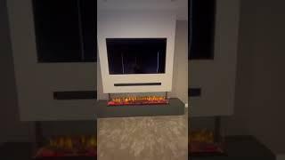 Firez 1500 electric fire install with extended base