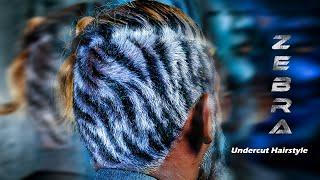 ZEBRA UNDERCUT HAIRSTYLE FOR MEN | HAIR TRANSFORMATION TUTORIAL 2020 |