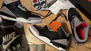 NIKE AIR JORDAN 3 BLACK CEMENT 2024 x 2001 comparison- are you happy with the execution?