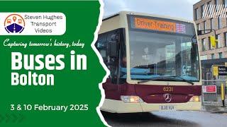 Buses in Bolton 3 & 10 February 2025