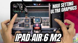 iPad Air 6 2024 test game PUBG NEW STATE Max Setting | Max FPS Ultra Graphics