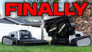 World's FIRST Robot Mower with Real Mower Blades  – Insane Results