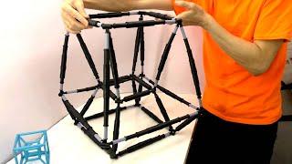  Я сделал Гиперкуб на 3Д принтере 4d Hypercube 3D print Tesseract  #Shorts  Игорь Белецкий