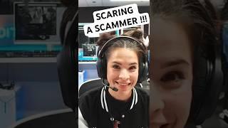 “Authorities are on their way” SCARING A SCAM CALL CENTER 🫨 #irlrosie #scammers