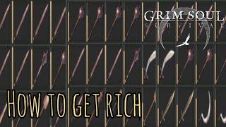 Grim soul survival | how to get rich of wepons