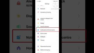 How To Notification shade Setting | Redmi note10s Notification shade Setting #shorts #youtubeshorts