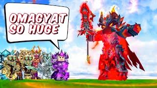 The Power of "SCARLET DEMON" Free MVP Armor & Weapon in Skyblock