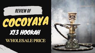 Review of COCOYAYA X 13 Hookah | Small Hukkah | Wholesale Rate | Portable Shisha for Outdoor Session