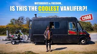 Ex-Bad Boy Lives in a $2K Van… Parks Outside Million-Dollar Mansions!