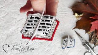  How to make a brooch for the Teacher's Day "Book" of beads (master class)