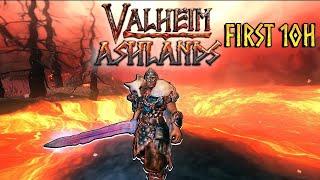 Valheim: My first time entering the Ashlands (I love this place) LIVE